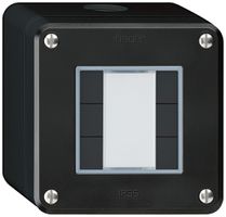 AP-Taster robusto Q KNX 6× s/e-link schwarz