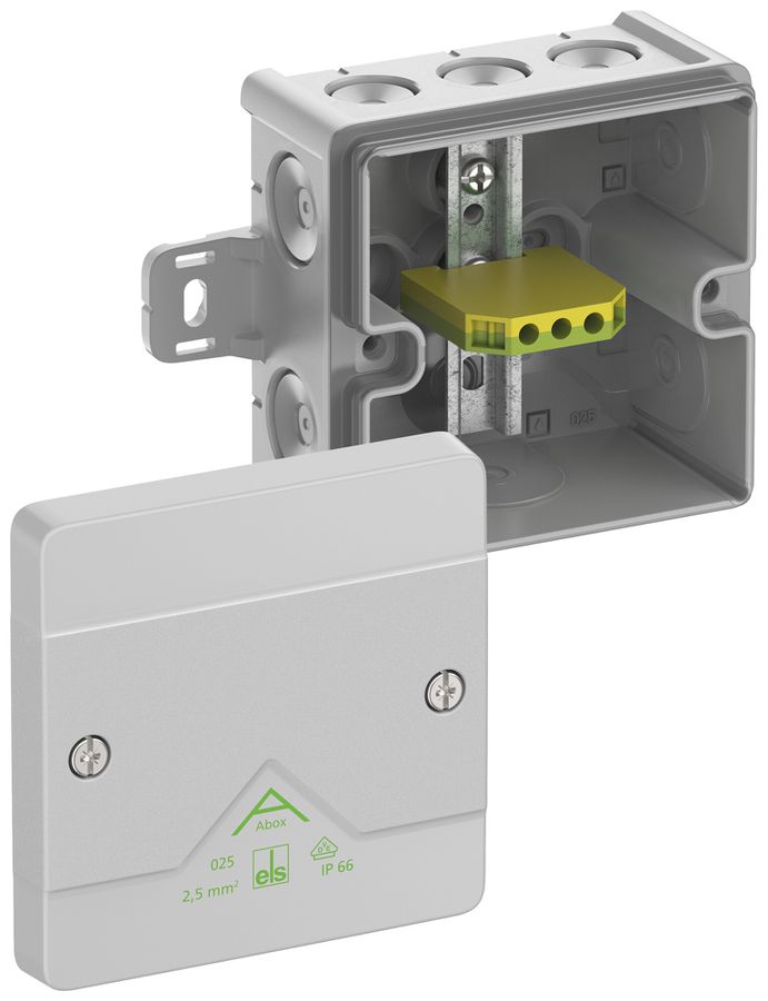 Boîte de dérivation AP Spelsberg Abox 025 AB-Pot 87×87×52mm IP66 gr