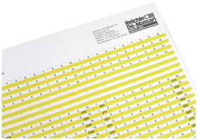 Bezeichnungsstreifen R&M VS Modular 1…600 blau
