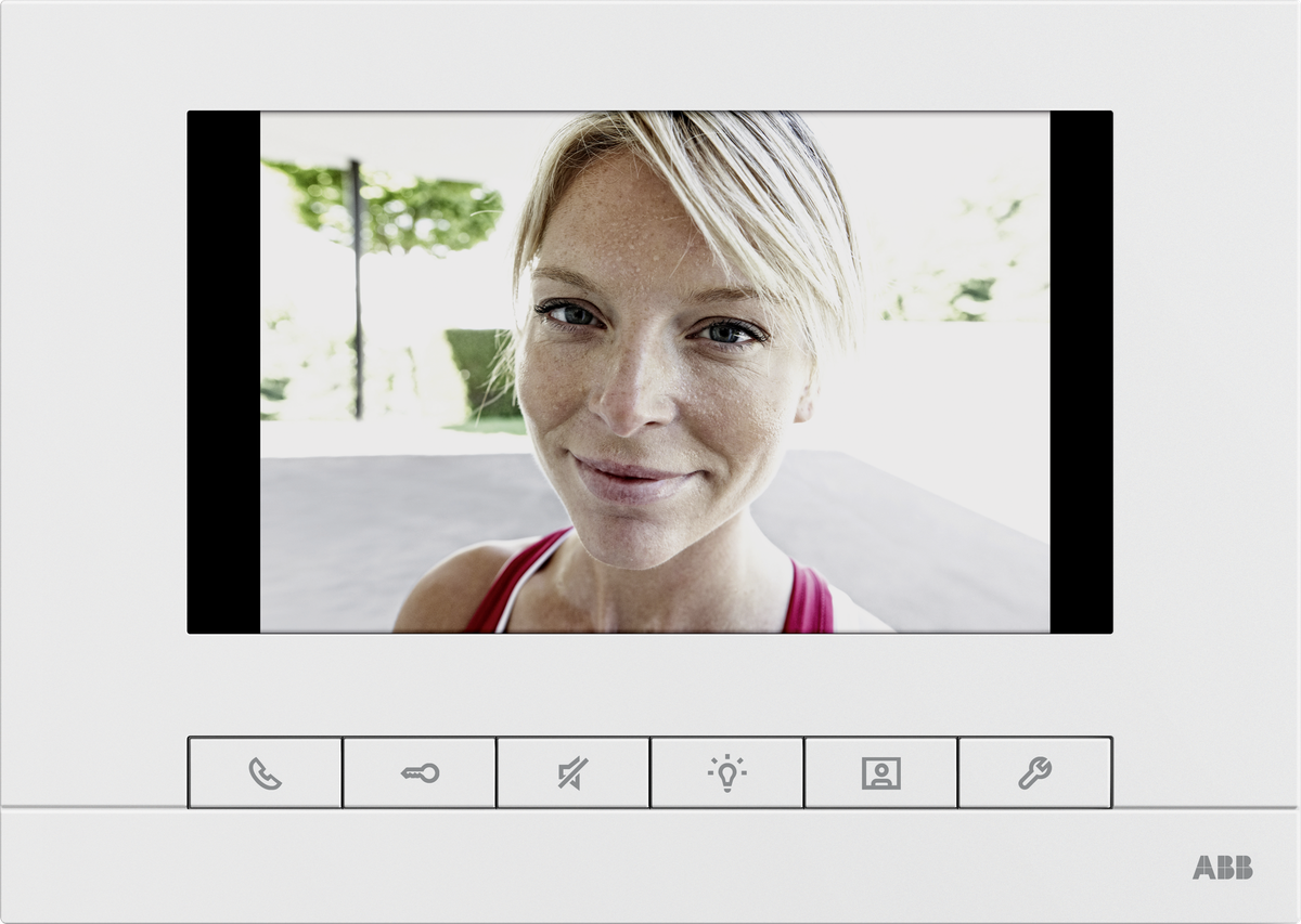 AP-Video-Hausstation ABB-Welcome mit Touch-Display weiss