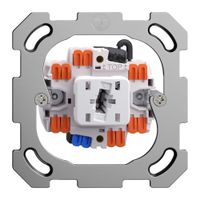 Inserto pulsante luminos.FH 6/1L orient. LED blu