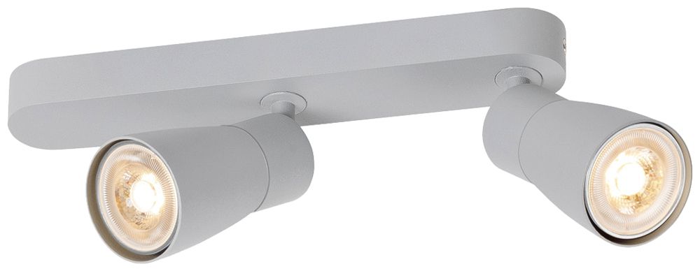 Spot SLV PURI 2.0 Dome CW GU10 2×6W DIM 258×42×138mm grau