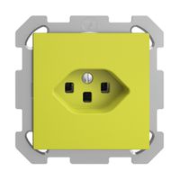 UP-Steckdose EDIZIOdue T23 16A lemon, mit Steckklemmen