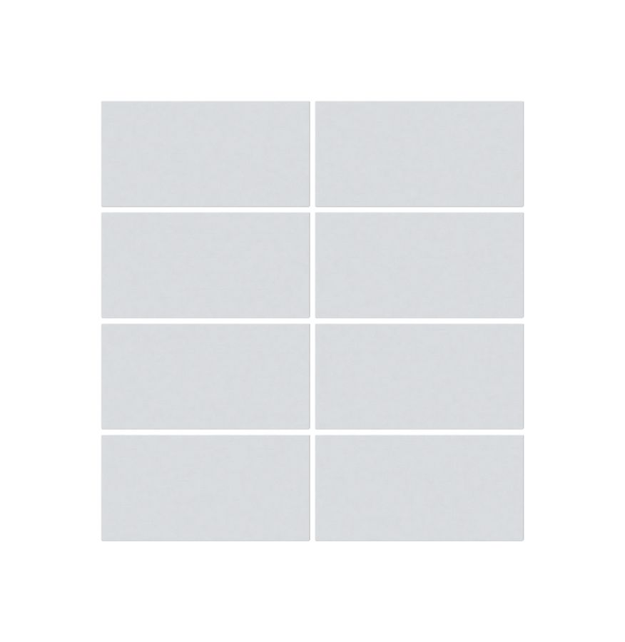 Frontset KAL 8×Tasten 8×Betätigungspunkte weiss