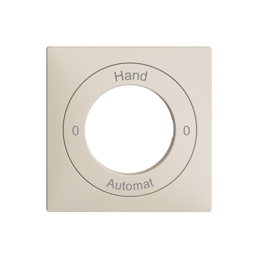 Kit front. 0-Hand-0-Automat EDIZIOdue crema, 60×60mm per interr.rot