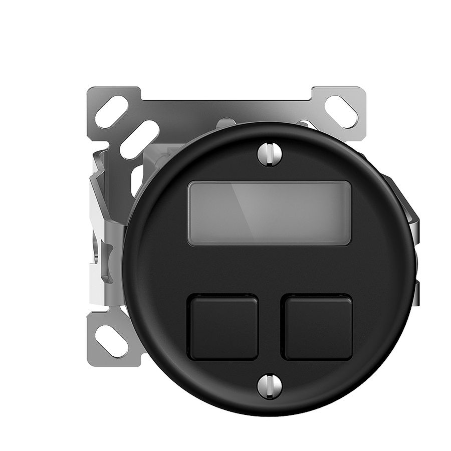 AP-Raumthermostat KNX STANDARDdue 2×mit LED RGB, schwarz