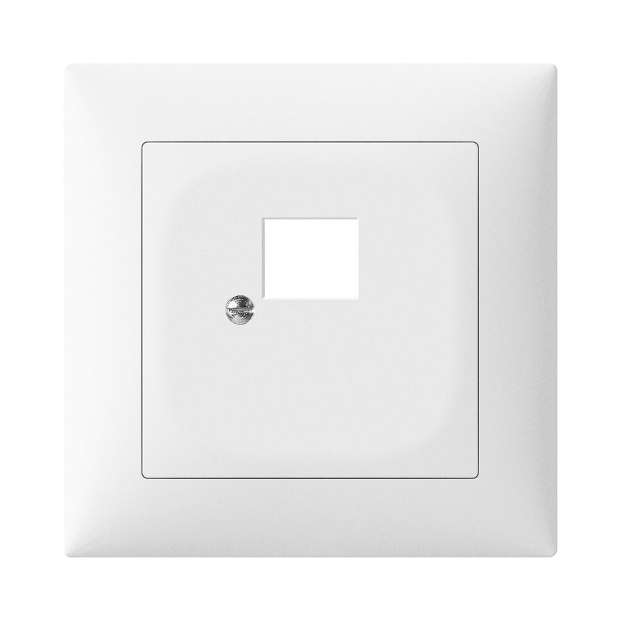 Kit de recouvrement SIDUS RJ45 blanc brillant
