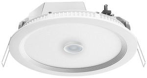 LED-Downlight ESYLUX ELSA-2 PD PS DALI, Ø240 18W 4000K 1750lm, weiss