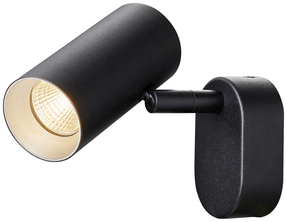 Spot LED SLV NOBLO 6W 740lm 927 VAR 90×105×127mm noir