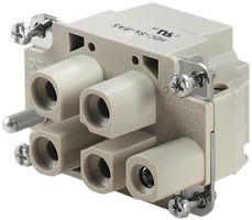 Buchseneinsatz Weidmüller HDC S4 BAS 1000V 40A 4L AxialSchraubanschluss Gr.3