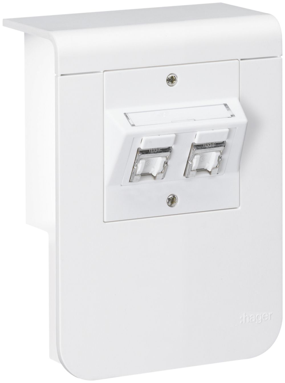 Scatola per apparecchi tehalit SL20115 2×Cat.6 CH, bianco traffico