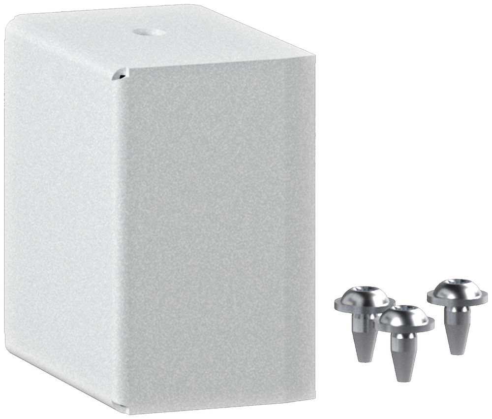 Embout de fermeture tehalit FWK-Plus 60×60mm blanc trafic