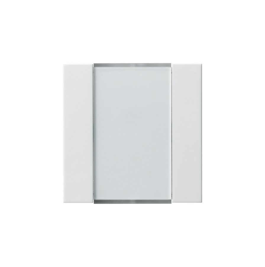 Frontset Hager kallysto 2-fach KNX weiss