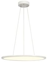 Luminaire suspendu LED SLV PANEL 60 ROUND DALI 43W 3150lm 3000K Ø600×32mm blanc