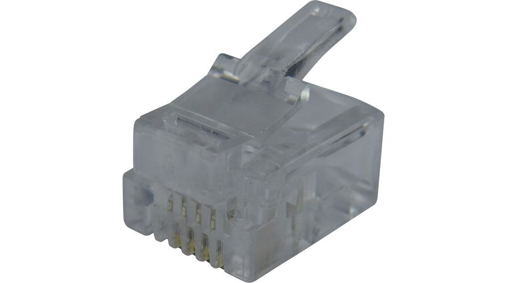 Modular Stecker AMP RJ11 MP-66U-R-1