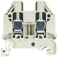 Morsetto passaggio componibile WT 0.2…10mm² 41A 1000V 2×vite 1 pi.guida 35mm blc