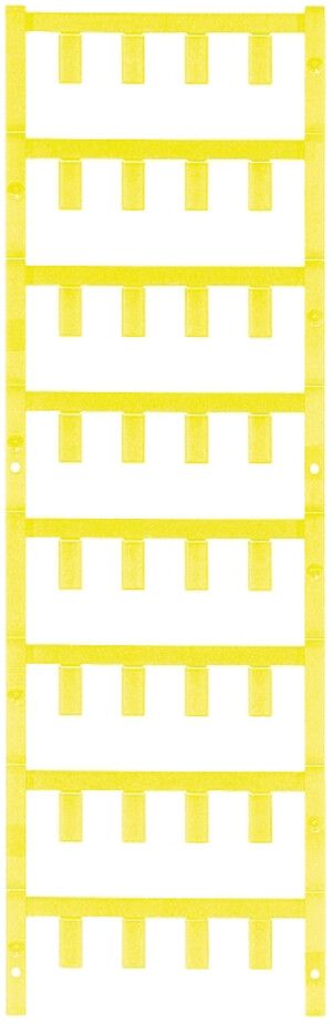 Marcatore di conduttore Weidmüller MultiCard SF p.Ø3.6…6mm 12×5.7mm PA66 giallo