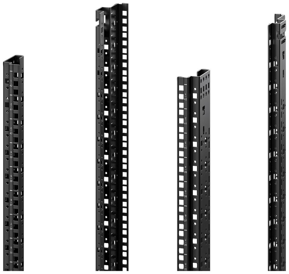 Barre profilée Rittal VX 5302.107 1866.9mm profilé 19" noir 2pcs