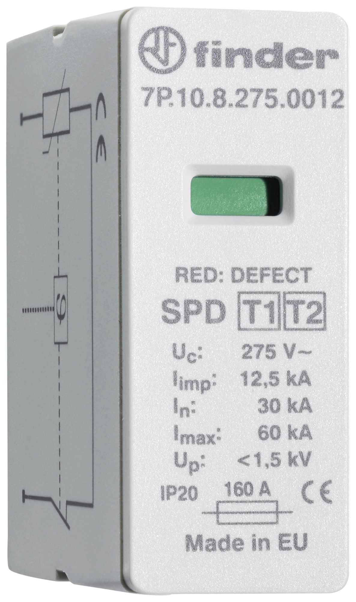 Überspannungsableiter-Einsatz FINDER 7P.10 275VAC