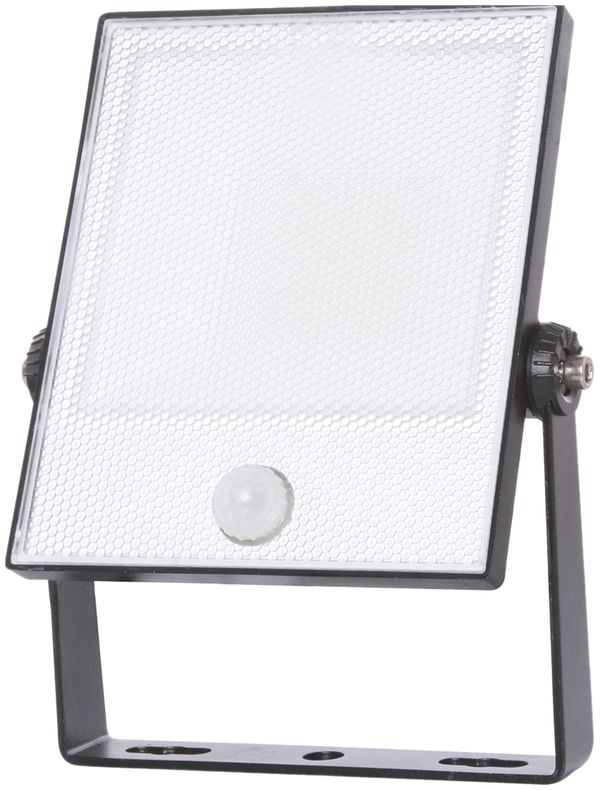 LED-Strahler ELBRO CAS 10W 5000K 1000lm 110° IP65 IK06 138×117×41mm PIR