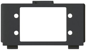 Modulo multimedia M3 FO vuoto per 2×SC Duplex kallysto nero