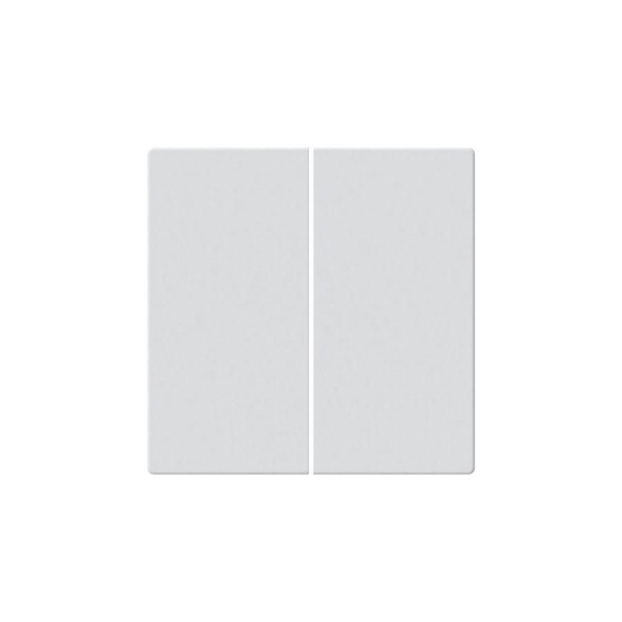 Face poussoir KNX Hager BA basico Z double blanc 45×45mm