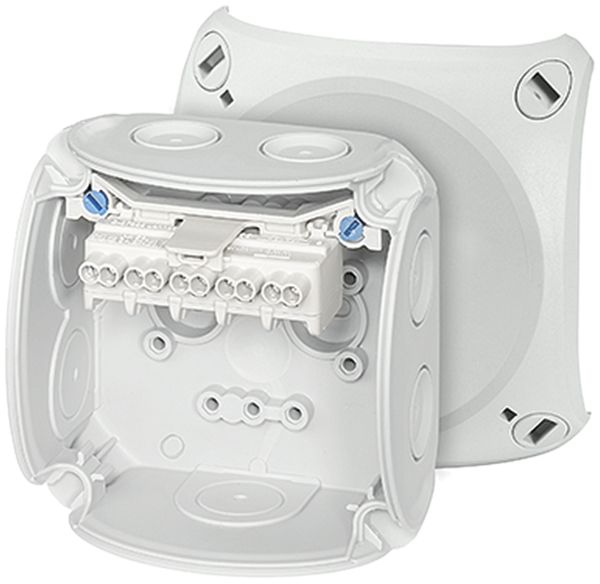 AP-Abzweigdose Hensel DK 0202 Klemme 5×2.5mm², grau