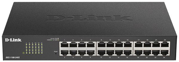 Switch D-Link DGS-1100-24V2/E, 24-Port smart managed Layer2 Gigabit