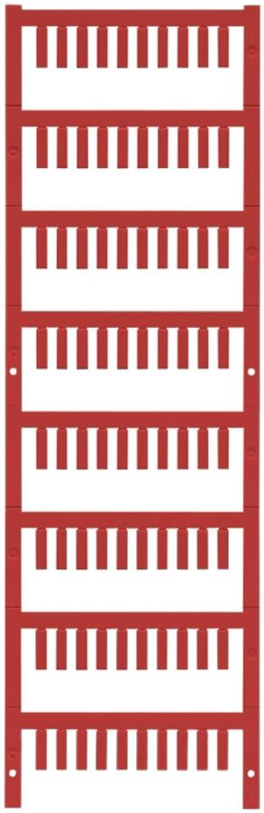 Leitermarkierer Weidmüller MultiCard VT SF für Ø1.2…1.6mm 12×3.2mm PA66 rot