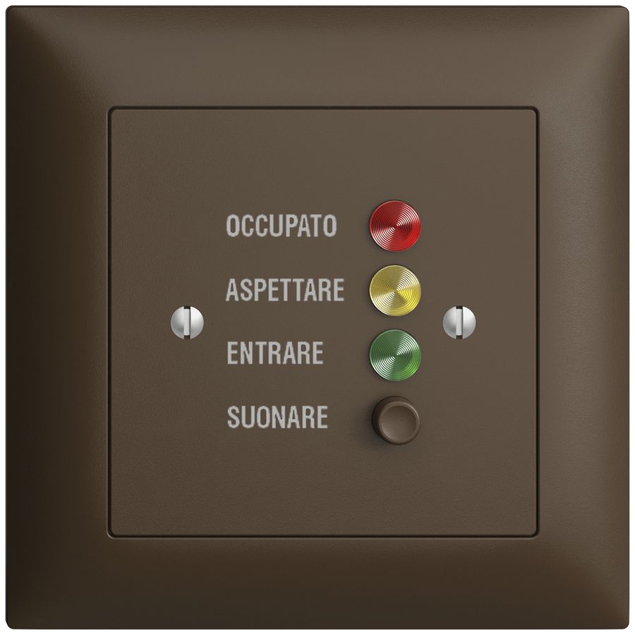 UP-Türstation für Rufleuchte I, EDIZIOdue coffee
