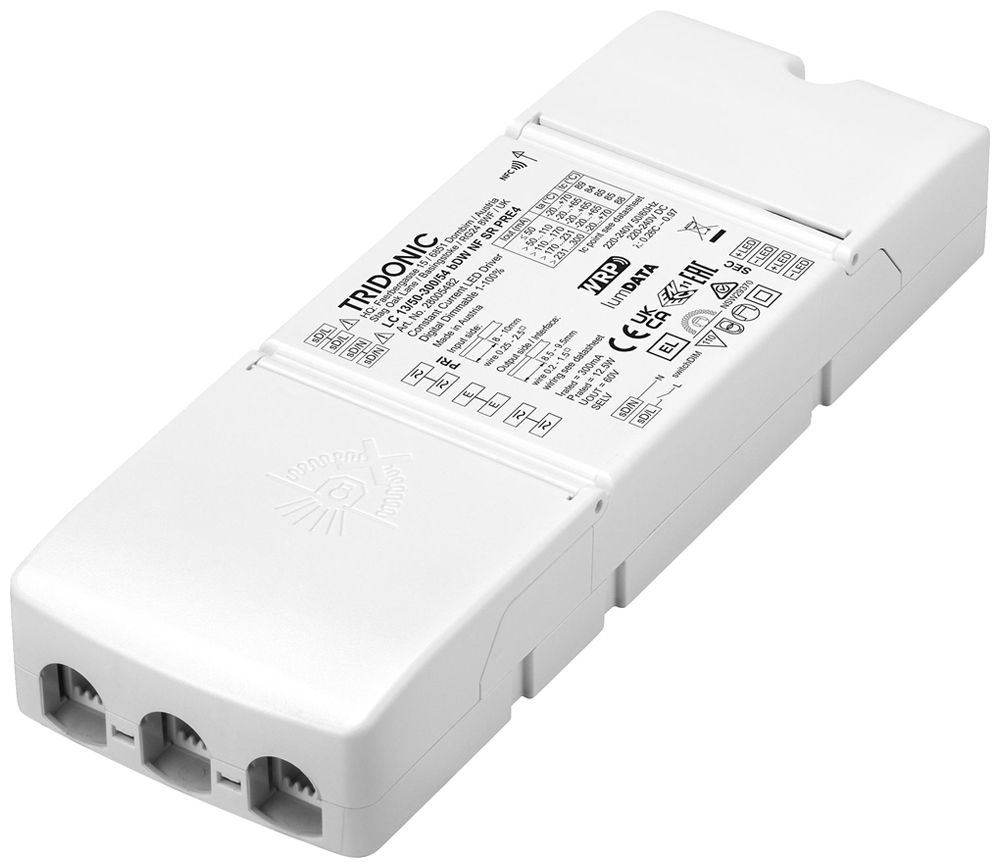 Alimentation LED Tridonic LC 2.7…12.5W 54V 50…300mA DALI 200×70mm