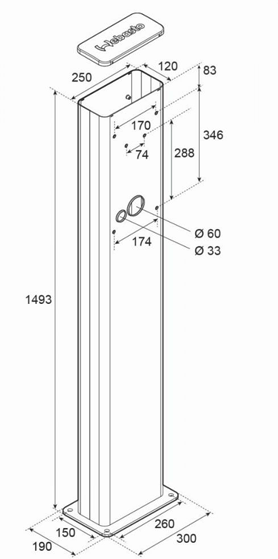 Standsäule Webasto Solo