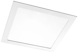 EB-LED-Deckenleuchte SG Sense 21W 2000lm 830 IP20/40 DALI 300×300mm weiss