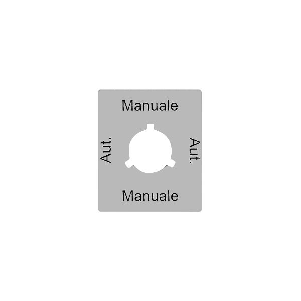 Disco indicatore Aut.-Manuale-Aut.- Manuale per interr.rot.FLF