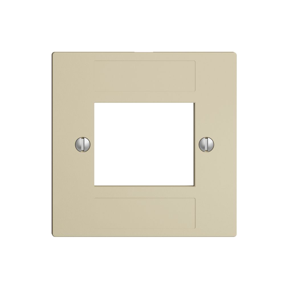 Plaque frontale 4×RJ45 ITplus EDIZIOdue vanille