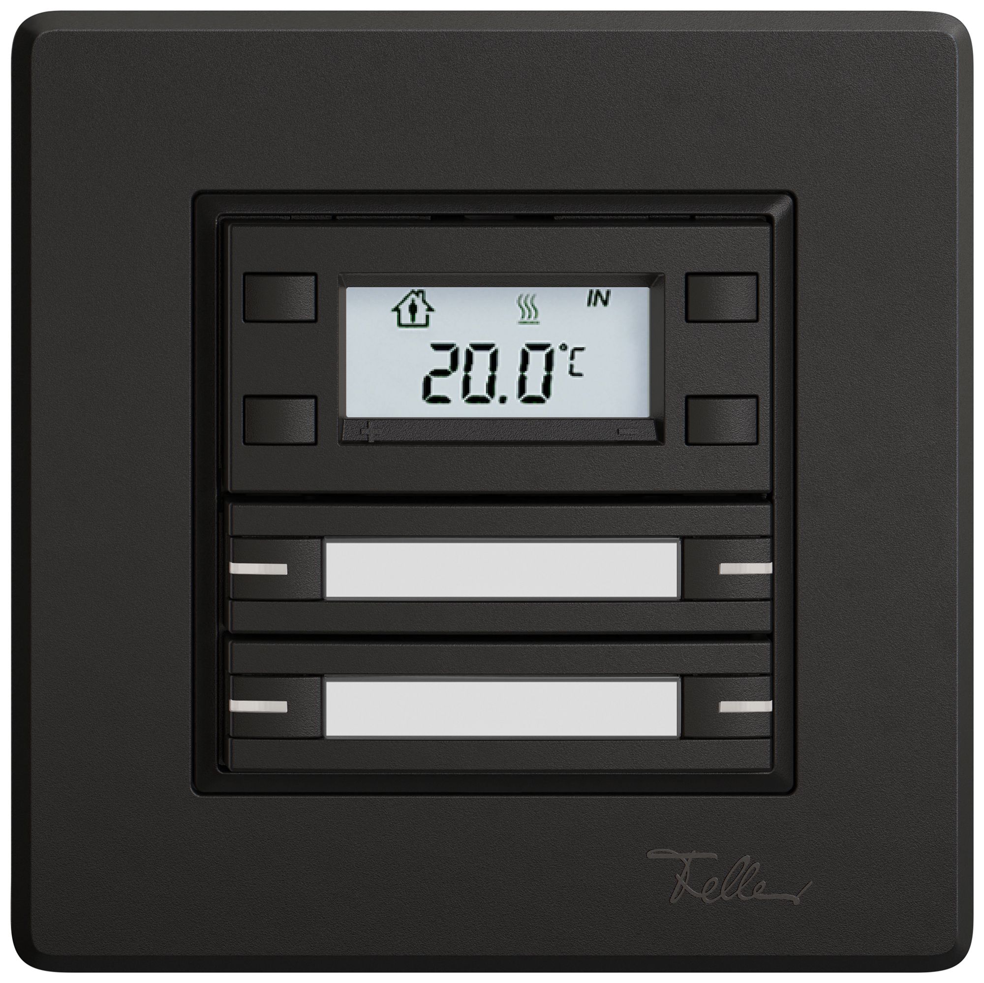 Poussoir RTH ENC EDIZIO.liv SNAPFIX® a.RGB-LED étiqu.4×touches comm.1T no