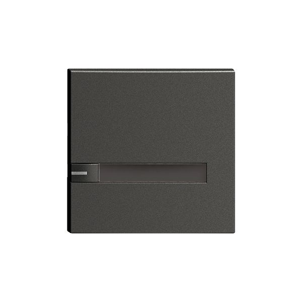 Touche 1/1 KNX/électron.a.LED+ pap.EDIZIOdue commande 1×noir