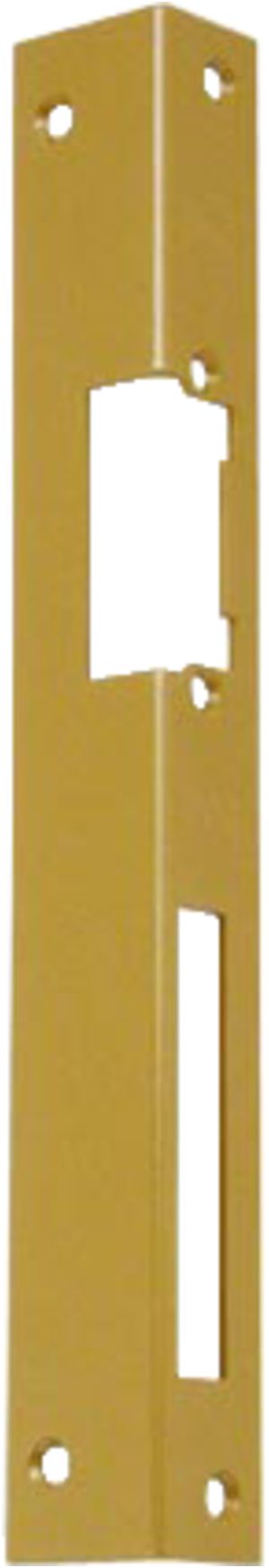 Gâche angulaire 250mm or r DIN D