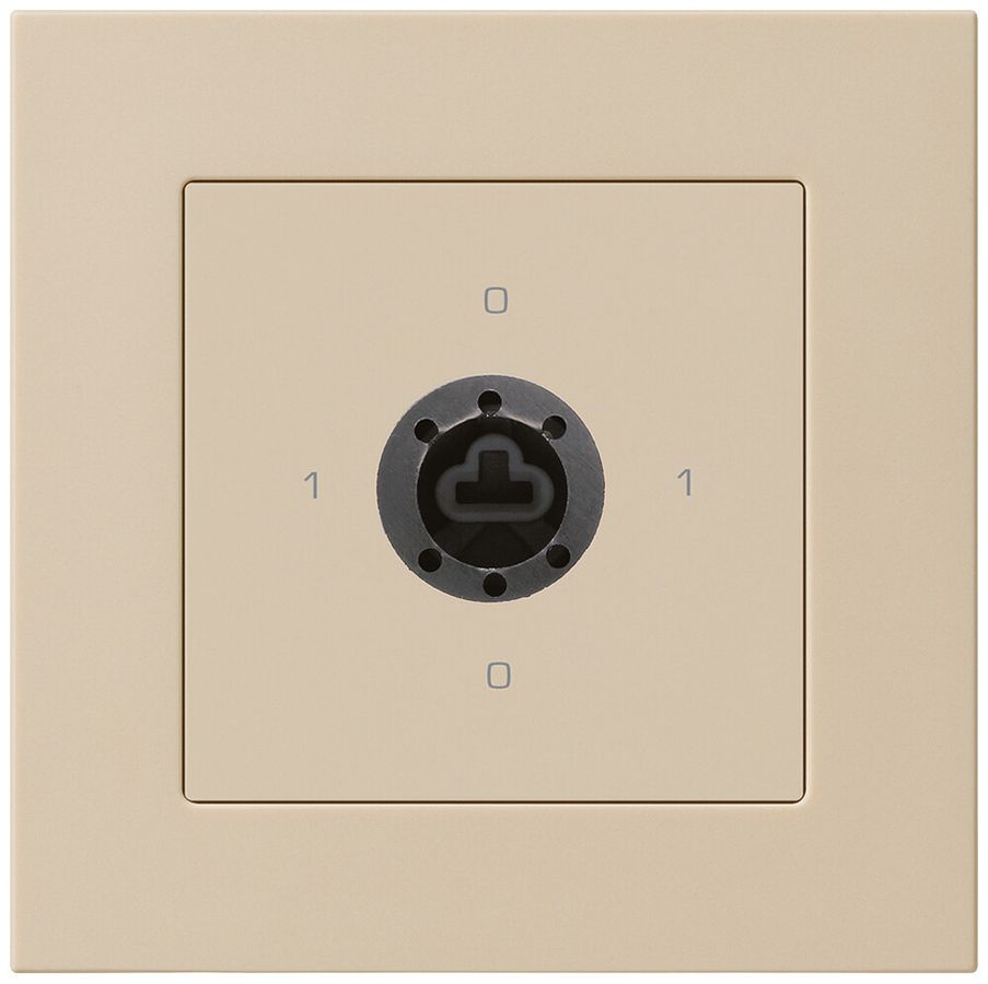 Interruttore rotativo INC kallysto.pro 0/2L beige per serratura senza cilindro