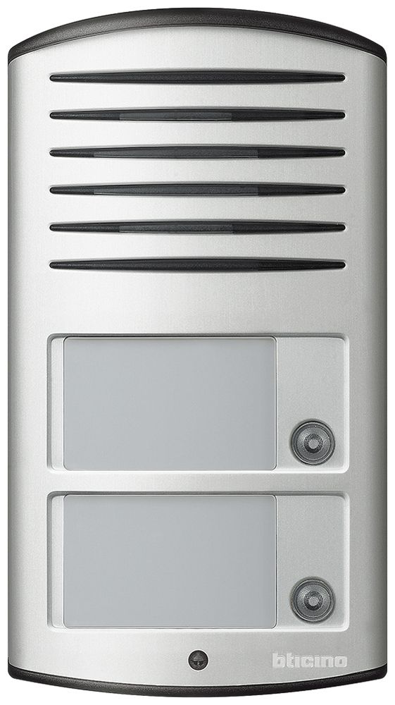 AP-Aussenstation Audio Legrand SFERA LINEA 2000 2×Tasten 176×98mm Si IP54