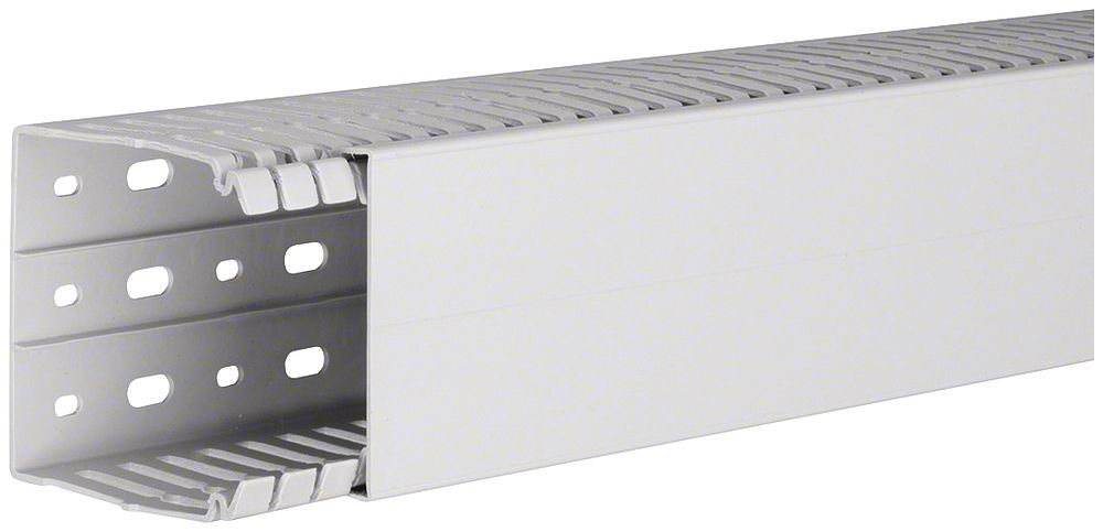 Canale di cablaggio HA7 80×80mm grigio chiaro