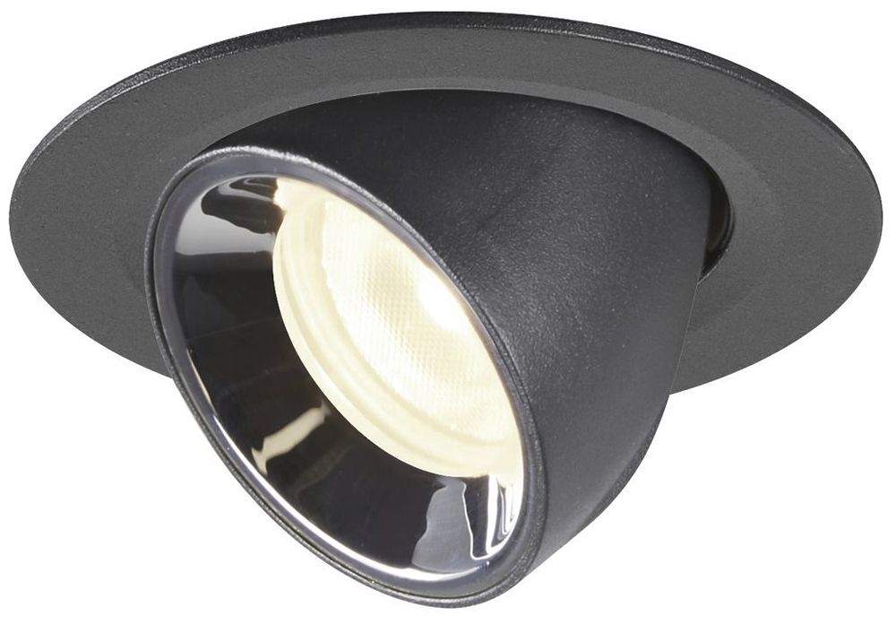 EB-LED-Downlight SLV NUMINOS GIMBLE XS, 7W 200mA 730lm 4000K 40° sz/chr