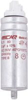 Condensateur ICAR IL 1/80 30X78MM 8µF 250V p.luminaire (parallèle) Ø30×78mm