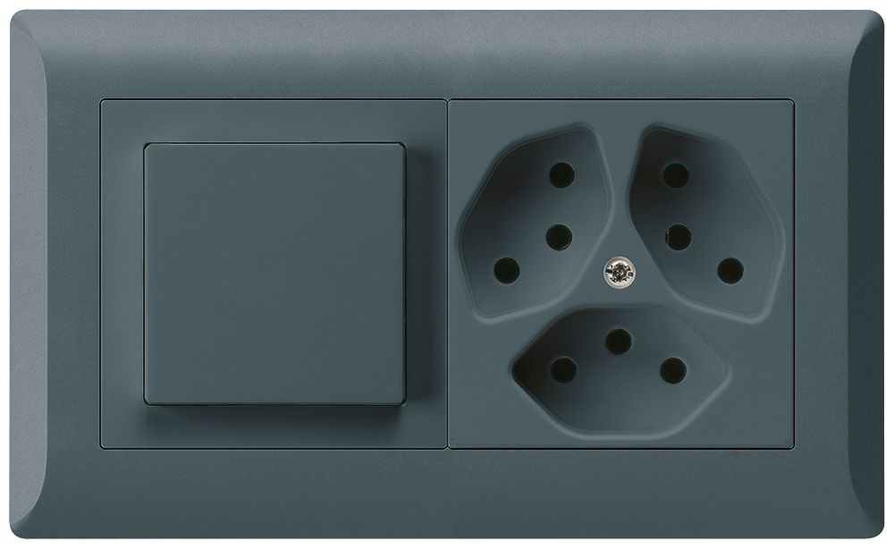 UP-Kombination kallysto.line 3/1P+3×T13 anthrazit horizontal