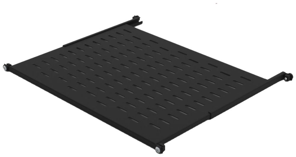 Support d'appareils 19" Minkels fixe, p=500mm, noir