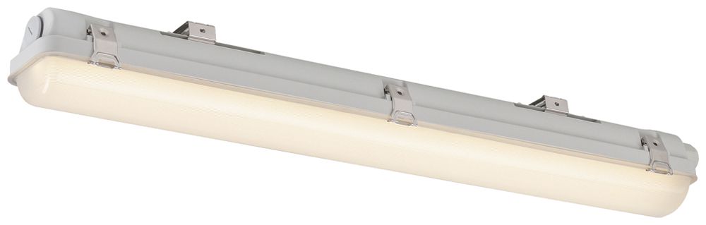 LED-Feuchtraumleuchte SLV WATERPROOF V 18W 2380lm 840 IP66 DALI 0.6m grau