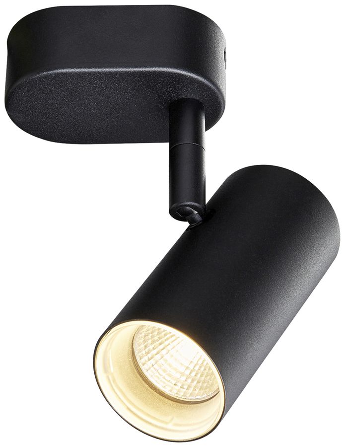 Spot LED SLV NOBLO 6W 750lm 930 REG 90×105×127mm nero