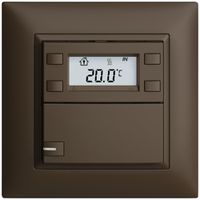 Pulsante RTH INC KNX 1×EDIZIOdue FMI coffee, con LED RGB