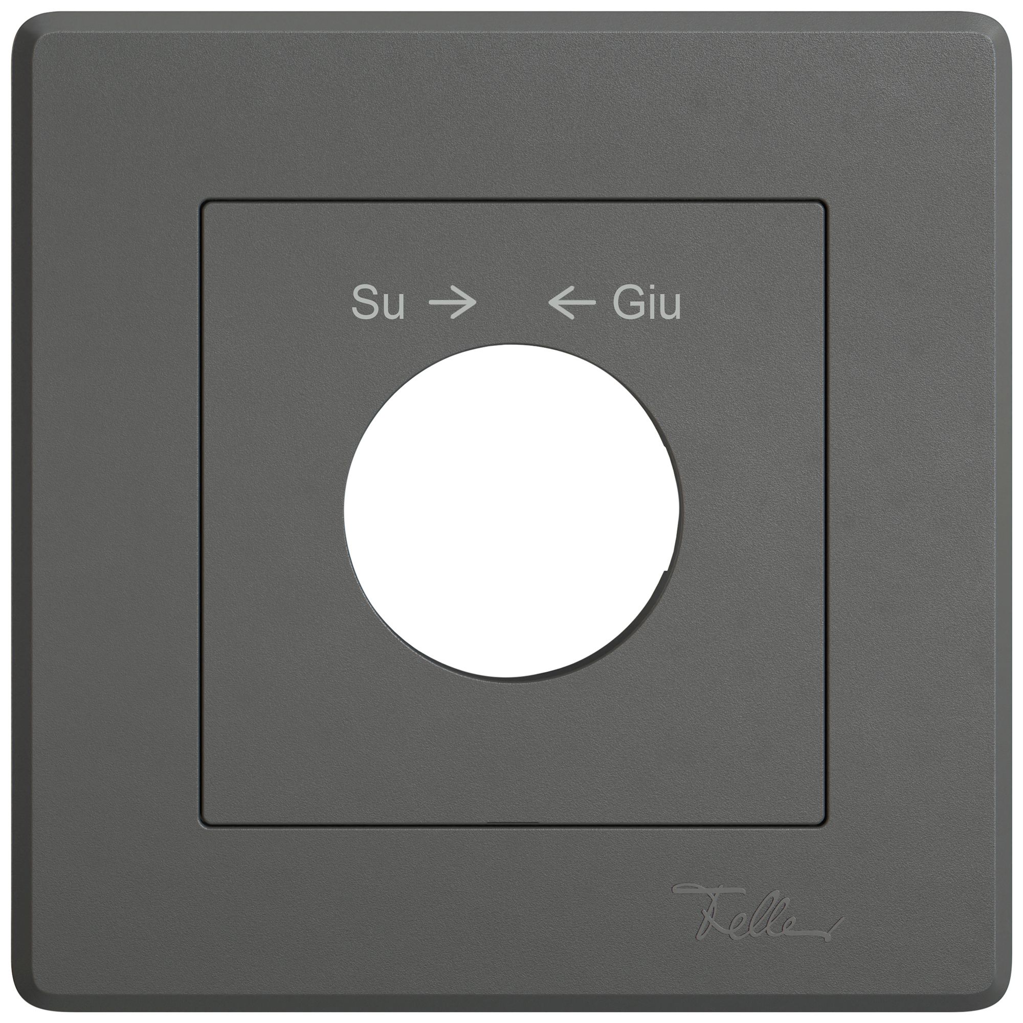 UP-Montageset EDIZIO.liv SNAPFIX® f.Schwenktaster m.Schloss Su → ← Giù dgu