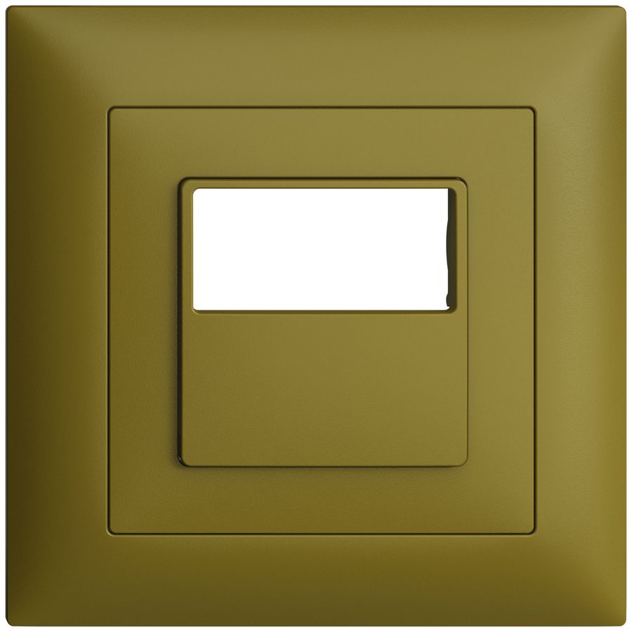 Set frontale EDIZIOdue FMI p.rilevatore d.movimento pirios 180 R eco plus, olive